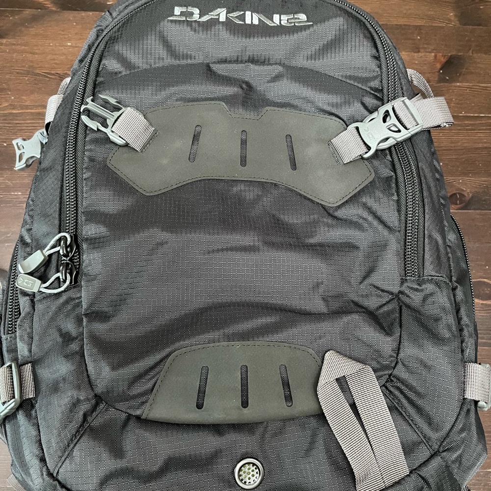Dakine Black Backpack with Gray Accents